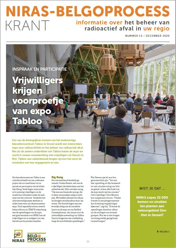 Cover NIRAS-Belgoprocesskrant december 2020